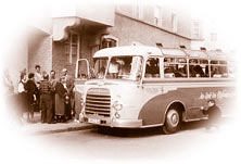 Bild: Der erste Bus der Firma Schraud